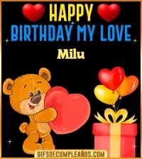 GIF Gif Happy Birthday My Love Milu